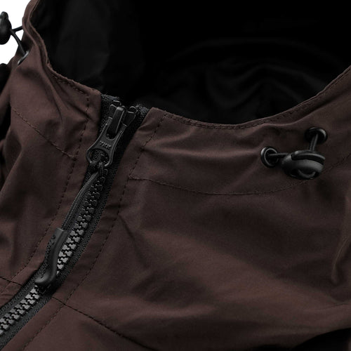 Mild Hooded Jacket Dark Brown