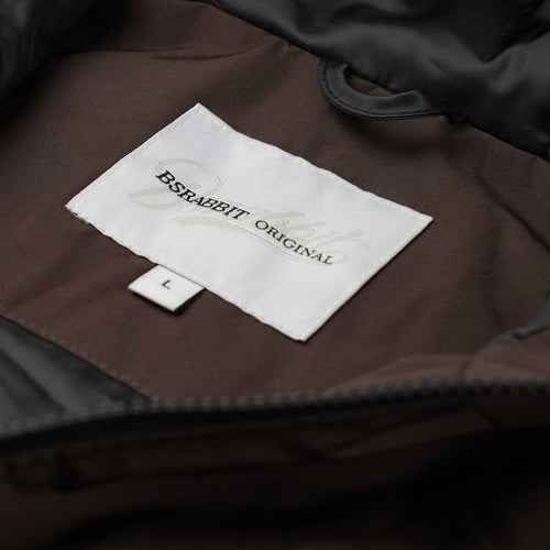 Mild Hooded Jacket Dark Brown
