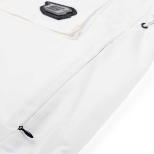 Big Pocket Hooded Jacket White