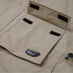 Big Pocket Hooded Jacket Beige