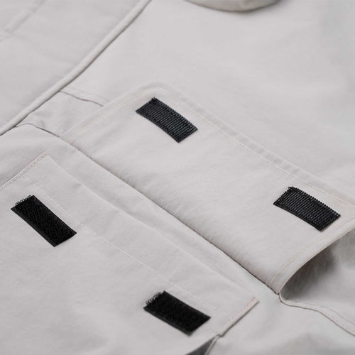 Refined Hooded Jacket Bright Gray