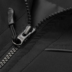 Spiderweb Hooded Jacket Black