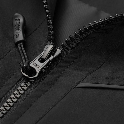 Spiderweb Hooded Jacket Black