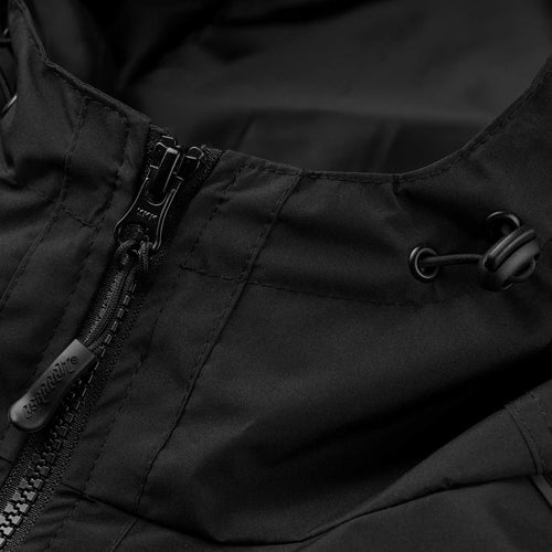 Spiderweb Hooded Jacket Black