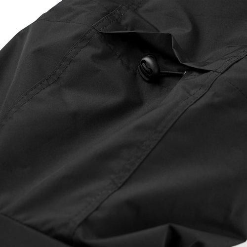 Spiderweb Hooded Jacket Black