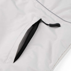 Spiderweb Hooded Jacket Silver Gray