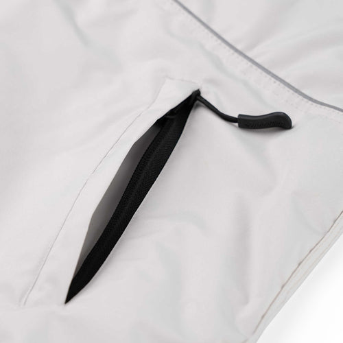 Spiderweb Hooded Jacket Silver Gray