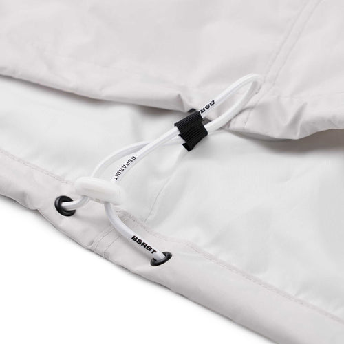 Spiderweb Hooded Jacket Silver Gray