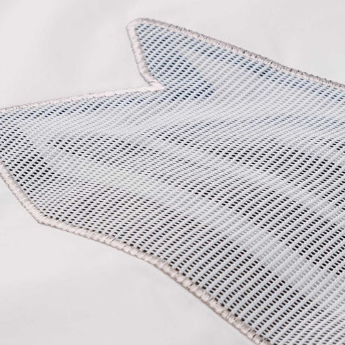 Spiderweb Hooded Jacket Silver Gray