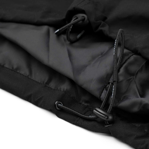 Mmm Hf Windbreaker Hooded Jacket Black / Corduroy Beige