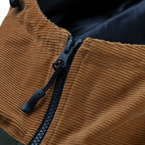 Mmm Hf Windbreaker Hooded Jacket Deep Khaki / Corduroy Brown