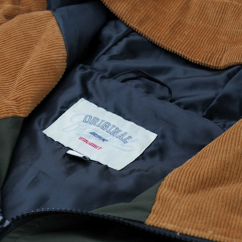 Mmm Hf Windbreaker Hooded Jacket Deep Khaki / Corduroy Brown