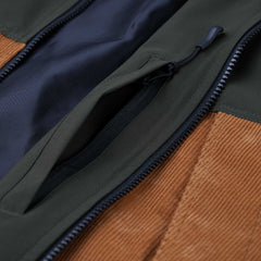 Mmm Hf Windbreaker Hooded Jacket Deep Khaki / Corduroy Brown