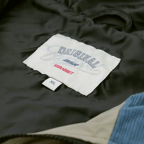 Mmm Hf Windbreaker Hooded Jacket Ash Khaki / Corduroy Sky