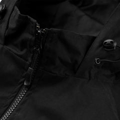 Soft Peach Hooded Jacket Black