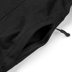 Soft Peach Hooded Jacket Black