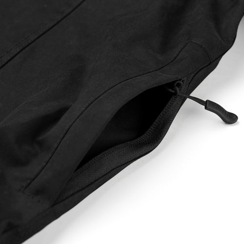 Soft Peach Hooded Jacket Black