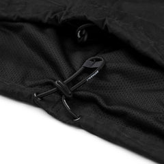 Soft Peach Hooded Jacket Black