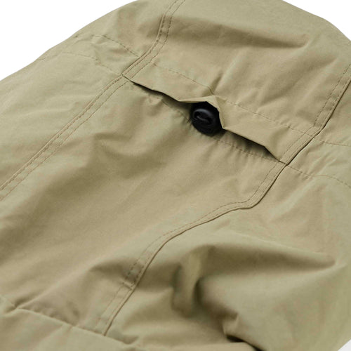 Soft Peach Hooded Jacket Khaki