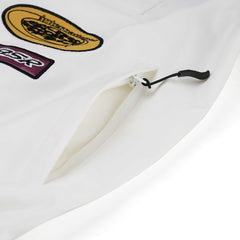 Variety Patch Snap Jacket White