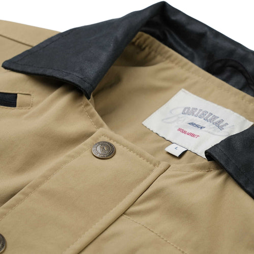Variety Patch Snap Jacket Beige