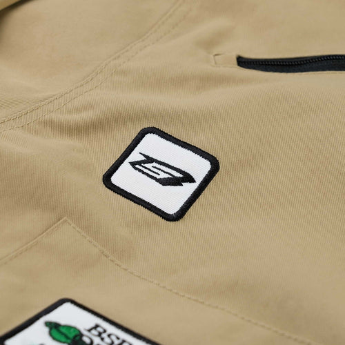 Variety Patch Snap Jacket Beige