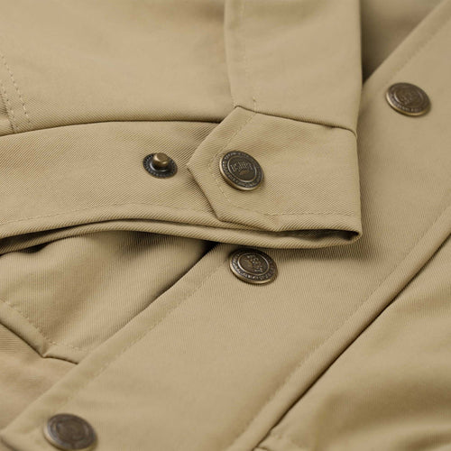 Variety Patch Snap Jacket Beige