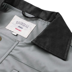 Variety Patch Snap Jacket Ash Blue