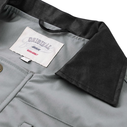 Variety Patch Snap Jacket Ash Blue