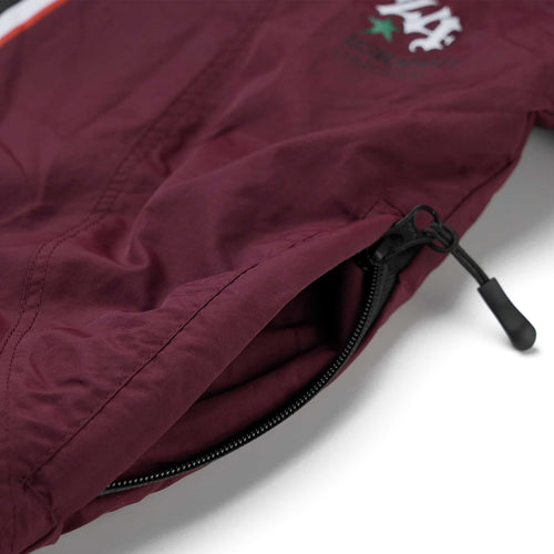 Bsr Sporty Track Jacket Burgundy