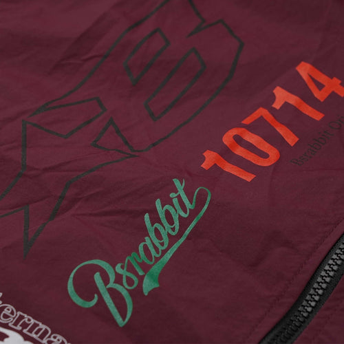 Bsr Sporty Track Jacket Burgundy