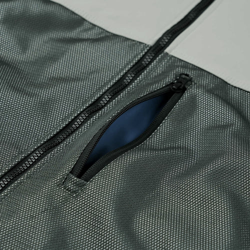 Work Mesh Box 3L Hooded Jacket Cement