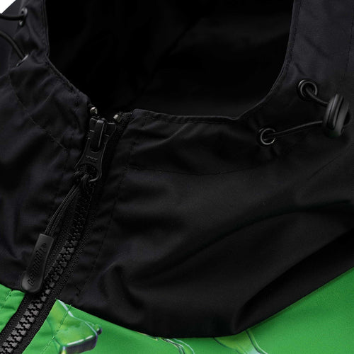 3D Trippy Rb Hooded Jacket Green