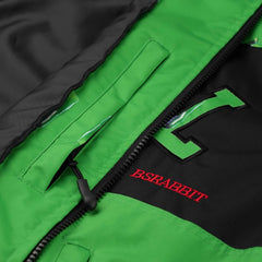 3D Trippy Rb Hooded Jacket Green
