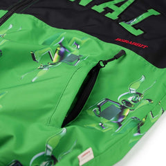 3D Trippy Rb Hooded Jacket Green