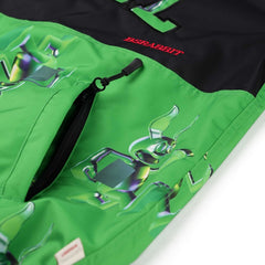 3D Trippy Rb Hooded Jacket Green