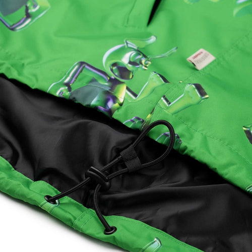 3D Trippy Rb Hooded Jacket Green