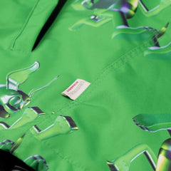 3D Trippy Rb Hooded Jacket Green