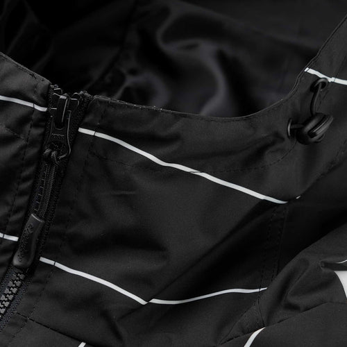 Rainbow Tr Stripe Hooded Jacket Black