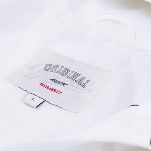 Rainbow Tr Stripe Hooded Jacket White