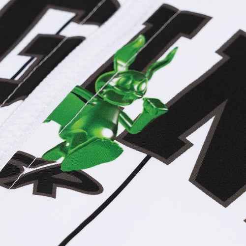 Rainbow Tr Stripe Hooded Jacket White