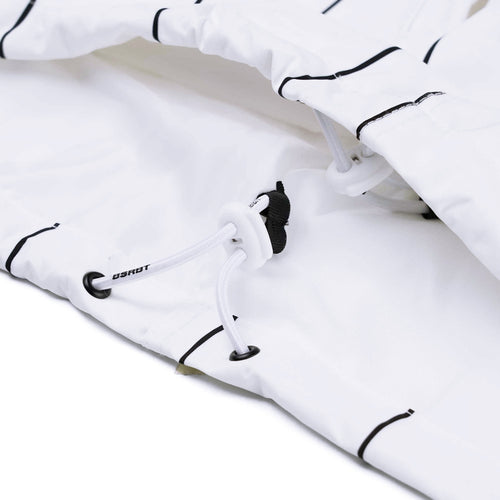 Rainbow Tr Stripe Hooded Jacket White