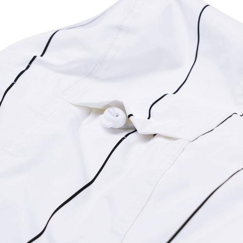 Rainbow Tr Stripe Hooded Jacket White