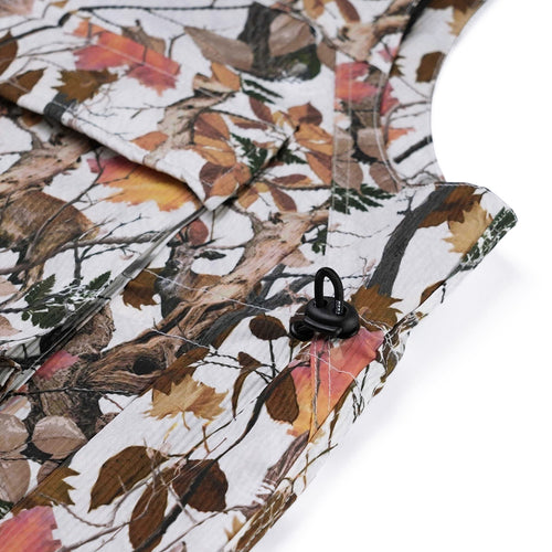 Big Pocket Hooded Vest Realtree White