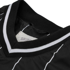 Stripe Sporty Pullover Jacket Black