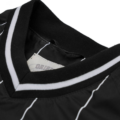 Stripe Sporty Pullover Jacket Black