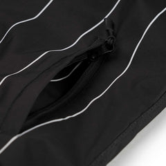 Stripe Sporty Pullover Jacket Black