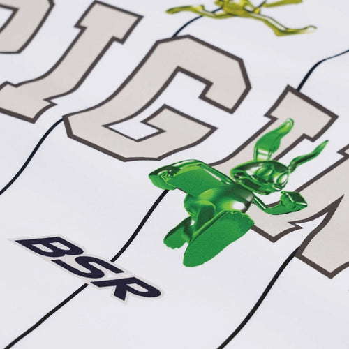 Stripe Sporty Pullover Jacket White