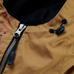 3D Bearrabbit Hooded Anorak Jacket Brown