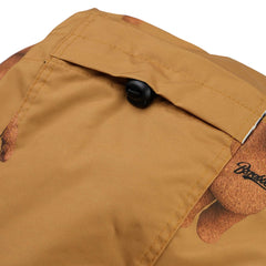 3D Bearrabbit Hooded Anorak Jacket Brown